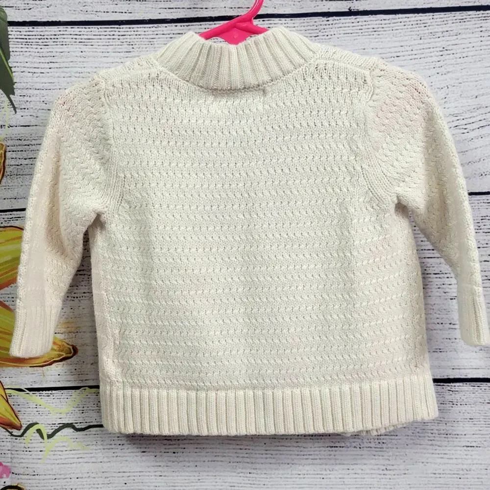 Old Navy White Open‎ Front Cardigan Infant Size 18-24mo